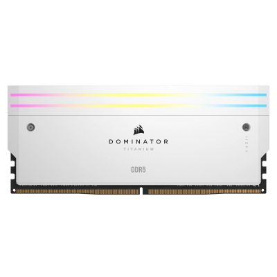 3. Corsair Dominator Titanium CMP64GX5M2B6000C30W Memory Module 64GB 2x32GB DDR5 6000MHz