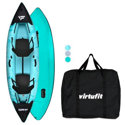 11. VIRTUFIT KAYAK 335 – TURQUOISE – WITH KAYAK SEATS AND CARRY BAG