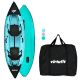 11. VIRTUFIT KAYAK 335 – TURQUOISE – WITH KAYAK SEATS AND CARRY BAG