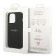 8. Guess Saffiano Strap Case for iPhone 14 Pro - Black