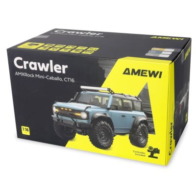 11. RC Crawler Mini-Cabalo AMXRock 4WD 1:16 RTR Gray