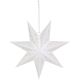 2. PAPER DECORATION STAR 45CM 7 ARMS WHITE