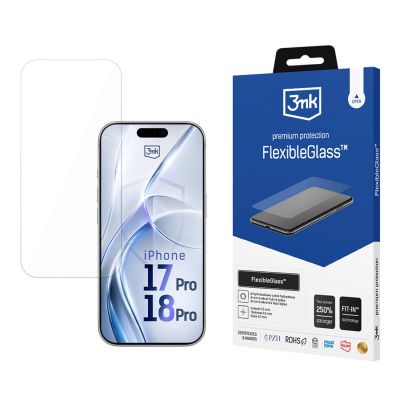 3. 3mk FlexibleGlass v2.0 Hybrid Glass for iPhone 17 Pro