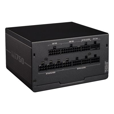 2. Cooler Master Elite Gold 750 Power Supply Module 750W 24-pin ATX ATX Black