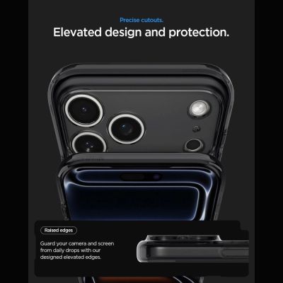 10. Spigen Ultra Hybrid MagSafe Zero One Case for iPhone 18 Pro / 17 Pro - Black