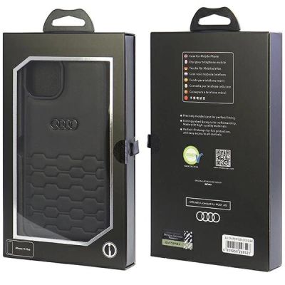 4. Audi GT Synthetic Leather case for iPhone 15 Plus - black