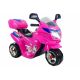 HC8051 Battery Operated Motorbike for Kids Pink LED Lights Sounds