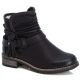 5. Women's insulated black ankle boots Rieker 94689-00