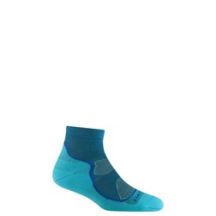 Women's merino socks Darn Tough Light Hiker 1/4 Lightweight with Cushion - cascade size: s