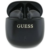 Guess Printed Classic Logo Bluetooth Wireless Headphones - Black