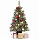 DECORATIVE CHRISTMAS TREE KAPRUN IN A 20LED POT WITH BALLS, height: 90CM
