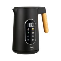ELDOM CORDLESS KETTLE WITH TEMPERATURE REGULATION C550 BLACK 5 STORED PROGRAMS: 40, 70, 80, 90, 100°C (PLASTIC + STAINLESS STEEL)