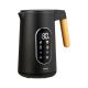 ELDOM CORDLESS KETTLE WITH TEMPERATURE REGULATION C550 BLACK 5 STORED PROGRAMS: 40, 70, 80, 90, 100°C (PLASTIC + STAINLESS STEEL)
