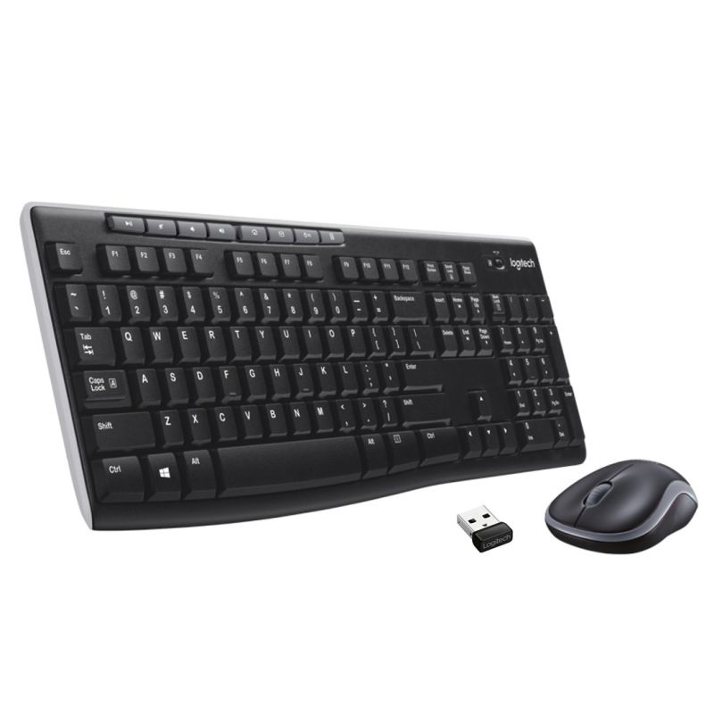 11. Logitech MK270 Membrane Keyboard 920-004508 (USB (2.4 GHz Radio); black)