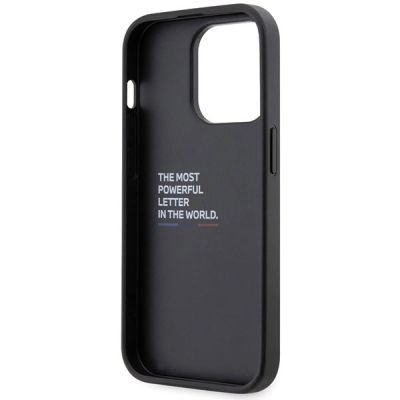 7. Case BMW BMHCP14X22GSLK iPhone 14 Pro Max 6.7" black/black hardcase Grip Hot Stamp