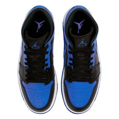 4. Air Jordan 1 Mid Royal Basketball Shoes - 554724-077