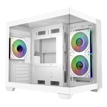 Cooler Master Elite 481 Wood Mini Tower White