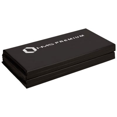 12. Folding gymnastics mattress black 2400x1200x50mm HMS MGS01