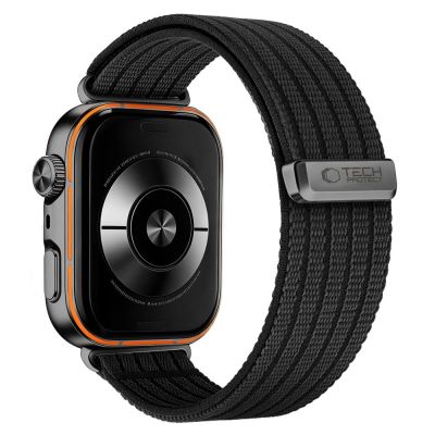 2. Tech-Protect Nylon Strap for Huawei Watch Fit 3 / 4 / 4 Pro / 5 / 5 Pro - Black