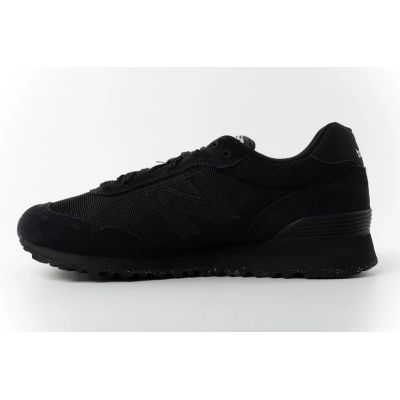 3. New Balance men's 515 black suede leather sneakers