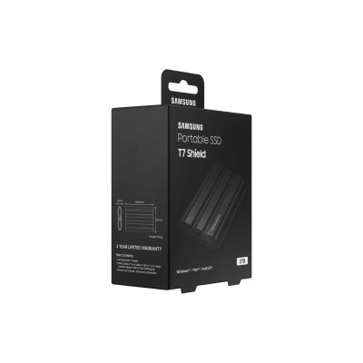 9. SAMSUNG SSD T7 Shield Black 2TB MU-PE2T0S/EU
