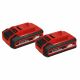 4. EINHELL BATTERY 18V 2 x 3.0Ah
