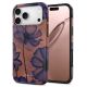 2. Tech-Protect Lamano MagSafe case for iPhone 18 Pro / 17 Pro - navy blue and brown