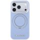 3. Karl Lagerfeld Ring Stand 360 Saffiano Classic Logo MagSafe Case for iPhone 18 Pro Max / 17 Pro Max - Light Blue