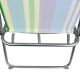 11. REDCLIFFS FOLDING CHAIR WITH ARMRESTS, BLUE STRIPES