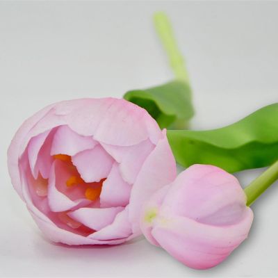 27. BOUQUET OF 5 PINK PEONY TULIPS 39 CM LIFE-LIKE SPRING DECORATION