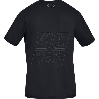 2. T-shirt Under Armor fast left chest black M 1329584 001