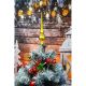 6. CHRISTMAS TREE TOP, HEIGHT 25 CM, GOLDEN