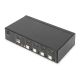 13. KVM Switch, 4-Port, Single Display, 4K, HDMI