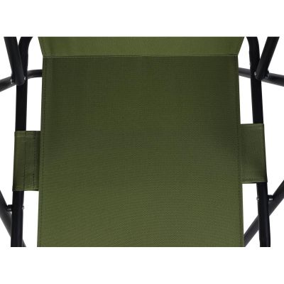 7. CAMPING CHAIR WITH ARMRESTS 52x44x75CM FOLDING GREEN