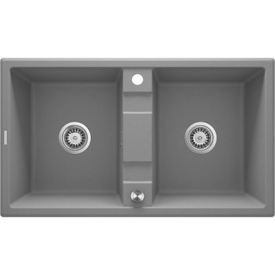3. Deante Eridan 2-bowl sink without drainer ZQE_S203