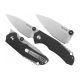 Ruike EDC Everyday Folding Knife, Black Flipper, Steel - P671-CB