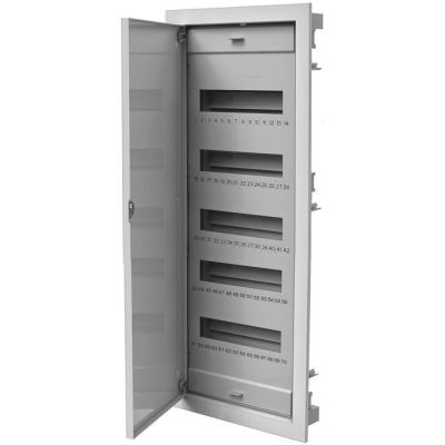 Universal distribution board 60 modules with metal door (C.1560)