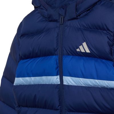 8. adidas Synthetic Down Navy Blue Kids Jacket JL7392