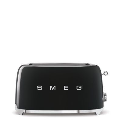 10. Smeg TSF02BLEU toaster black 4 slices, metal housing