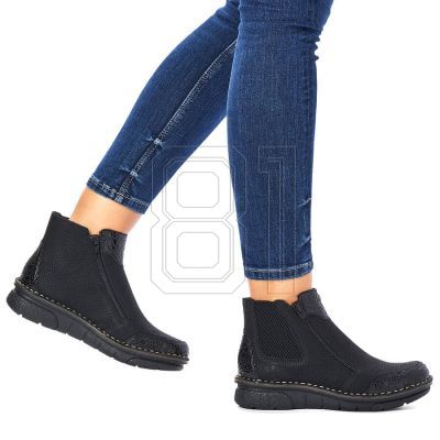 30. Comfortable, insulated ankle boots with zippers Rieker W RKR555