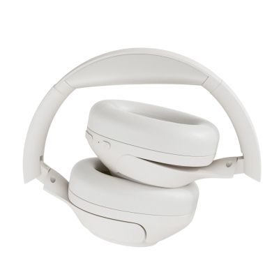 6. QCY H3 Over-Ear Headphones with ANC Bluetooth 5.4 Hi-Res Audio - White