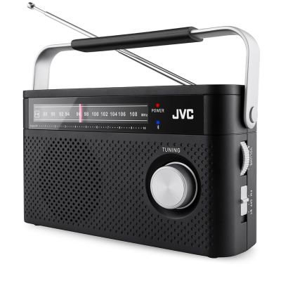 4. JVC Portable Radio RA-E315B Black