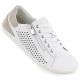 Women's leather barefoot shoes, openwork, white, Gino Fabiani OL38-6