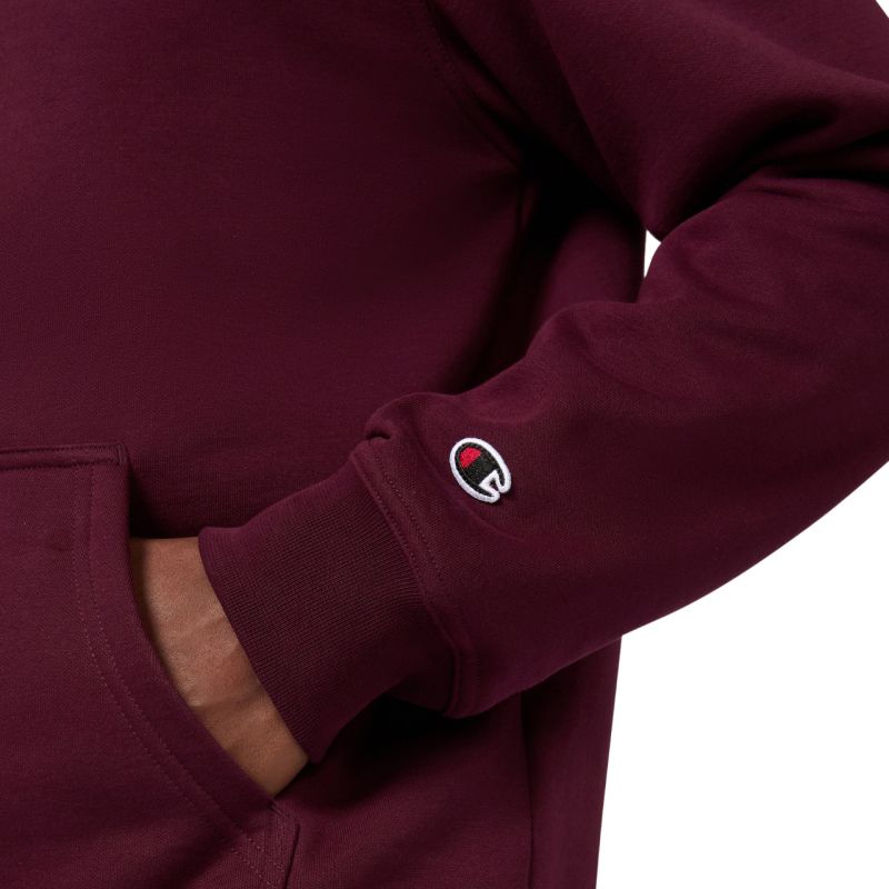 12. Champion Hooded Sweatshirt Burgundy 220271 RS522