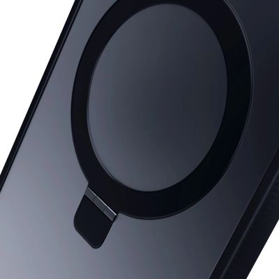 12. 3mk Smoke Case Mag&Stand for Apple iPhone 15 plus - black