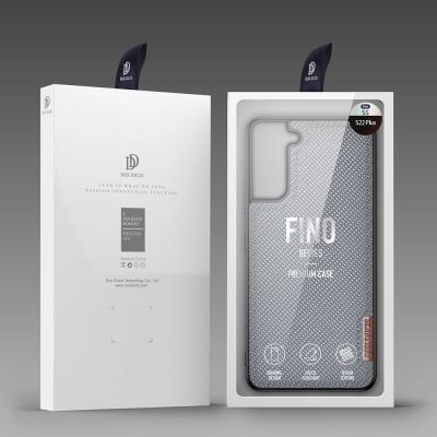 5. Dux Ducis Fino case is made of nylon material for Samsung Galaxy S22 + (S22 Plus) blue