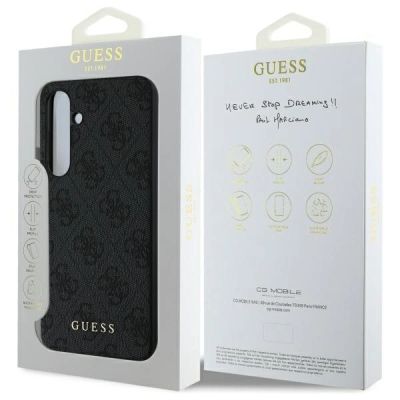 8. Guess GUHCS24FEG4GFGR S24 FE S721 gray/gray hardcase 4G Metal Gold Logo