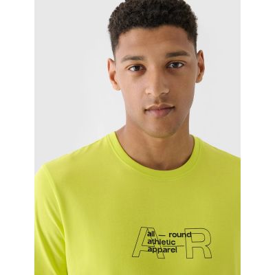 4. Men's regular printed T-shirt 4F 4FRAW24TTSHM2299-45S