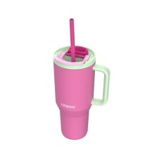 Kambukka Rio Tumbler 950ml Thermal Mug with Straw, Bubblegum Mint