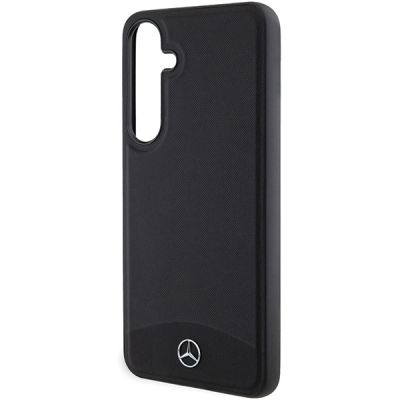 6. Mercedes Leather Textured & Plain MagSafe case for Samsung Galaxy S24 - black